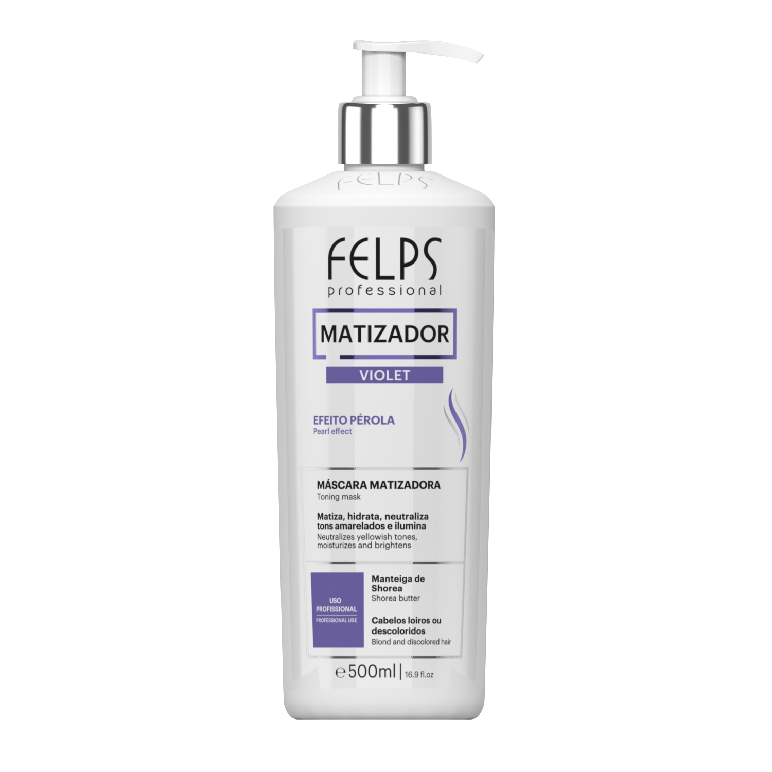 Violet Toner Mask - Pearlescent Effect – Felps Professional - USA