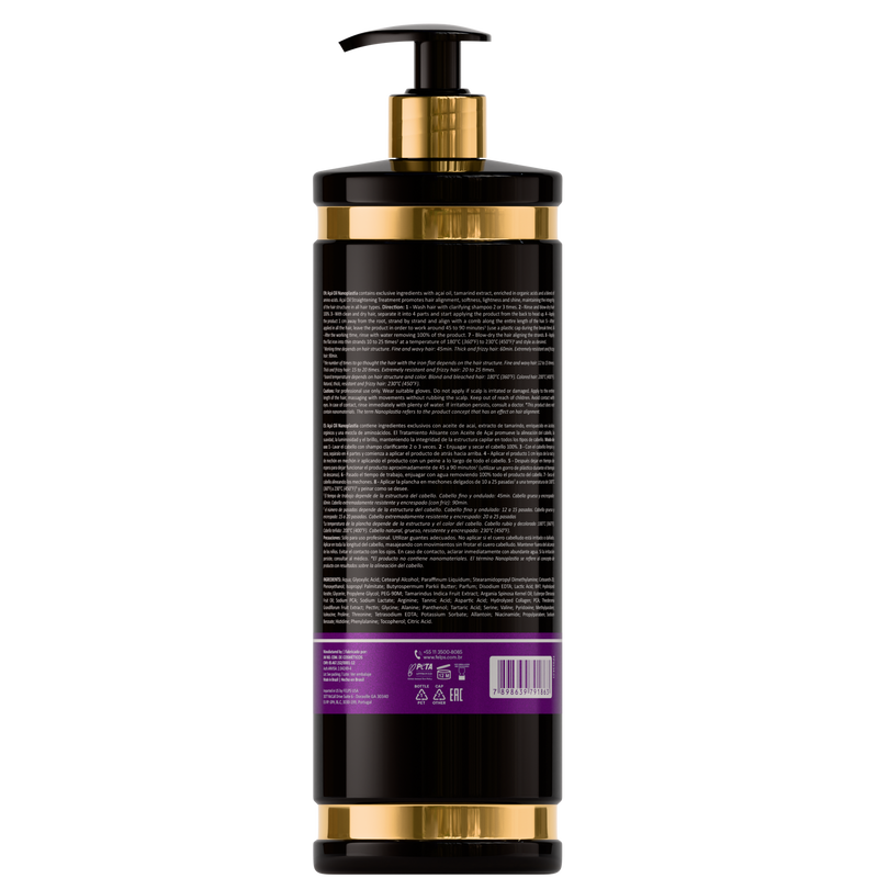 Omega Zero Acai Oil Nanoplastia Thermal Sealing 33.8FL.OZ
