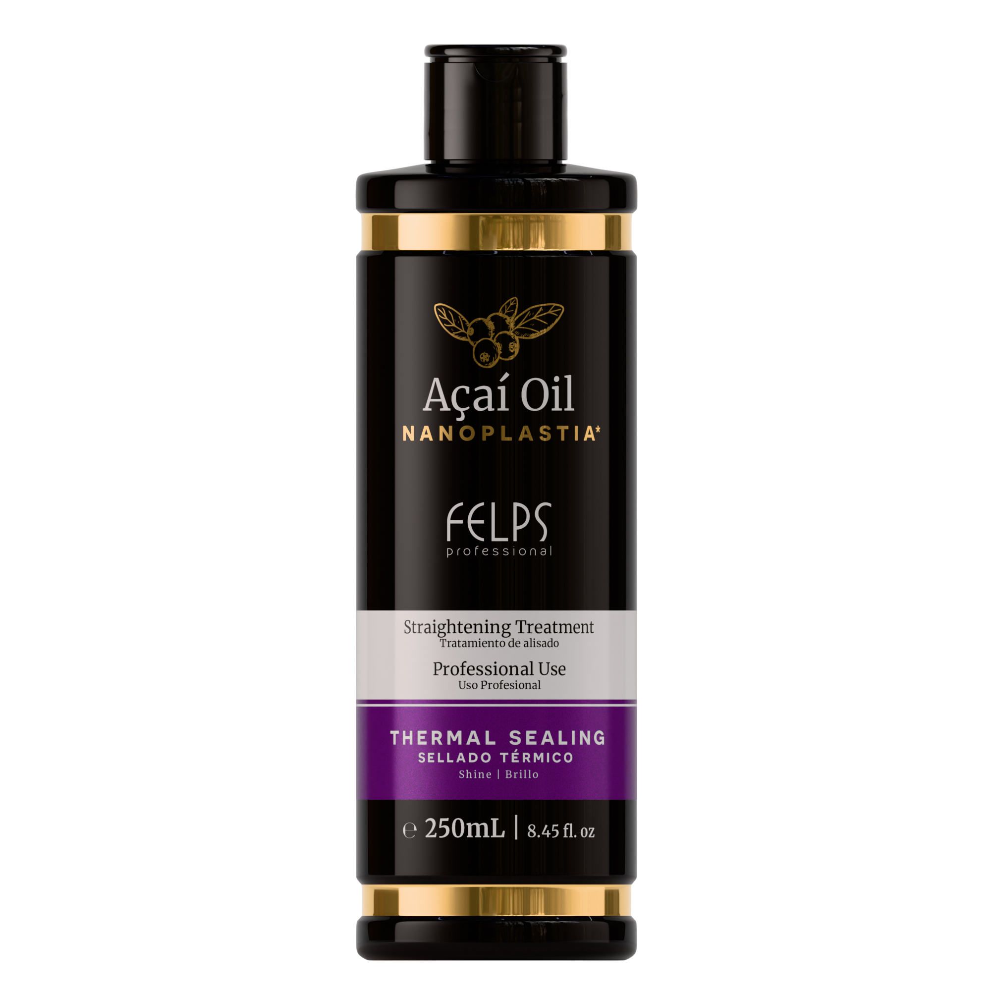 Omega Zero Acai Oil Nanoplastia Thermal Sealing 250ml / 8.45fl.oz